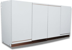 speciality panels space-saving wall hanging 4 doors cupboard organizer with g profile handle engineered wood kitchen cabinet