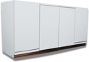 SPECIALITY PANELS Space-Saving Wall Hanging 4 Doors Cupboard Organizer with G Profile Handle Engineered Wood Kitchen Cabinet