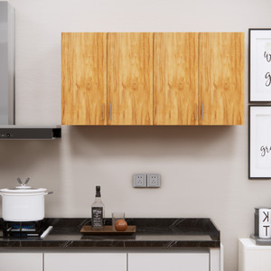 speciality panels 4 doors modular wall cabinet with 10 years guarantee against borer  termites engineered wood kitchen cabinet