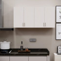 SPECIALITY PANELS Space-Saving 4 Doors Organizer with 4 Shelves,Free installation by Brand Engineered Wood Kitchen Cabinet