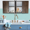 SPECIALITY PANELS Space-Saving 4 Doors Organizer with 4 Shelves,Free installation by Brand Engineered Wood Kitchen Cabinet