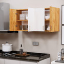 SPECIALITY PANELS 4 Doors Modular Wall Cabinet with 10 years guarantee Free installation by Brand Engineered Wood Crockery Cabinet