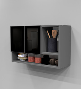 SPECIALITY PANELS Black Profile 2 Door Grey