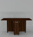 SPECIALITY PANELS Folding dining Table with Crockery unit & storage Free assembly by Brand Engineered Wood 6 Seater Dining Table
