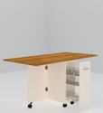 SPECIALITY PANELS Folding dining Table with Crockery unit & installation provided by brand Engineered Wood 6 Seater Dining Table