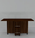 SPECIALITY PANELS Folding dining Table with Crockery unit & installation provided by brand Engineered Wood 6 Seater Dining Table