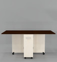 SPECIALITY PANELS Folding dining Table with Crockery unit & installation provided by brand Engineered Wood 6 Seater Dining Table