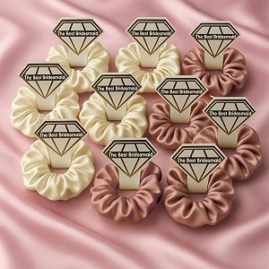 specialyou hair scrunchies set of 10 for return gift silk scrunchies for women bridesmaid gifts hamper return gifts for bridesmaid scrunchie set