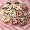 SpecialYou® Hair Scrunchies Set of 10 for Return Gift, Silk Scrunchies for Women, Bridesmaid Gifts Hamper, Return Gifts for Bridesmaid, Scrunchie Set