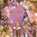 specialyou.in Solid Special You Bride To Be Decoration Items for girls with peach Balloon