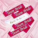 SpecialYou Team Bride &amp; Bride To Be Sash Set – Bachelorette Party Props, Bride To Be Decoration &amp; Team Bride Sashes | Gifts for Bride &amp; Bridal Shower Kit- 5 Pcs