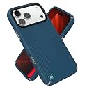Speck PRESIDIO2 Grip for iPhone 17 and 18 Pro Max Case, MagSafe-Compatible, Slim Protective Case, DEEP SEA/Silver Metallic/Spell Blue