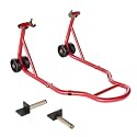 SPECSTAR Motorcycle Stand 441 Lbs Capacity, Red