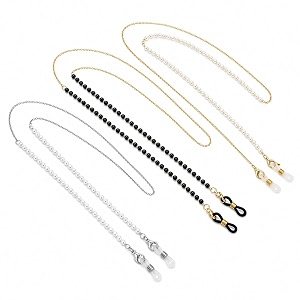 Spectacle Chain for Women 3PCS Pearl Glasses