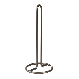 spectrum diversified eruo euro holder for kitchen countertops bars amp dining tables steel paper towel stand fits standard amp jumbo rolls 1 ea industrial gray