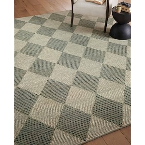 Spectrum Pattern Wool Carpet with Loop Texture