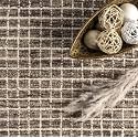 Spectrum Pattern Wool Carpet with Loop Texture