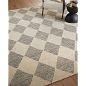 Spectrum Pattern Wool Carpet with Loop Texture