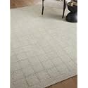 Spectrum Pattern Wool Carpet with Loop Texture
