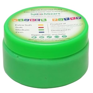 speechgears wonder putty green100gm  exercise material for hand therapy  hand exercise putty for arthritis