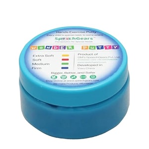 speechgears wonder putty blue100gm  exercise material for hand therapy  hand exercise putty for arthritis