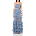 Speechless Women's Sleeveless Maxi Ruffled Party Dress