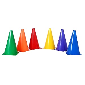 as speed amp practice space cone saucer cone marker set 24-pack for cricket fielding and football training - 9 inchspace marker for soccer ball football space marker