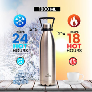 speedex stainless steel thermosteel vacuum insulated flask hot and cold water bottle 1800 ml stainless steel flask