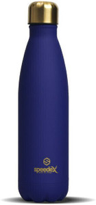 speedex stainless steel vacuum insulated hot  cold water bottle feather touch finish 500 ml stainless steel flask