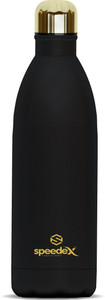 speedex stainless steel vacuum insulated hot  cold water bottle feather touch finish 750 ml stainless steel flask