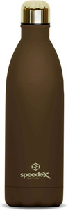 speedex stainless steel vacuum insulated hot  cold water bottle feather touch finish 1000 ml stainless steel flask