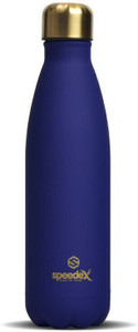 speedex stainless steel vacuum insulated hot  cold water bottle feather touch finish 750 ml stainless steel flask