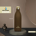 SPEEDEX Stainless Steel Vacuum Insulated Hot & Cold Water Bottle Feather Touch Finish 350 ml Stainless Steel Flask