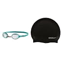 Speedo 809297B988 Jet V2 Goggles 8709910001 Flat Silicone Cap