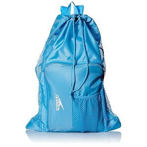 speedo deluxe ventilator mesh equipment bag blue grotto