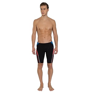 speedo fit splice jammer swimwear black 32
