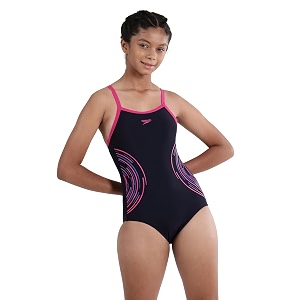 Speedo Girls Recycled Endurance 10 Lycra Racerback