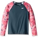 Speedo Girl's Uv Swim Shirt Long Sleeve Rashguard