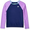 Speedo Girl's Uv Swim Shirt Long Sleeve Rashguard