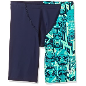 speedo kids tri bold allover v cut panel jammer boys