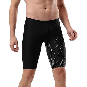 speedo men39s endurance 10 hyperboom v cut jammer - black amp usa charcoal