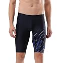Speedo Men's Endurance 10 Hyperboom V Cut Jammer - Truenavy &amp; Truecobalt