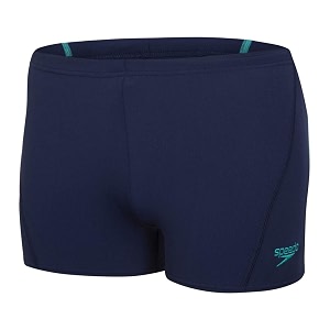 speedo mens essential splice aquashort - navy amp jade