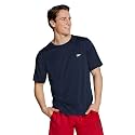 Speedo Men's UV Swim Shirt Basic Easy Short Sleeve Regular Fit