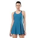 Speedo Women's Swimdress with Boyleg | Swimming Costume Swimsuit | Chlorine Resistance | UPF 40+ Sun Protection | Removable Bra Pads