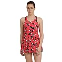Speedo Women's Swimdress with Boyleg | Swimming Costume Swimsuit | Chlorine Resistance | UPF 40+ Sun Protection | Removable Bra Pads