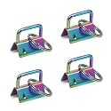 SPEEDWOX Key Fob Hardware with Split Ring Wristlet Sets Webbing Crafts