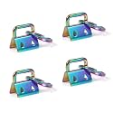 SPEEDWOX Key Fob Hardware with Split Ring Wristlet Sets Webbing Crafts