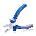 SPEEDWOX Micro Linemans Pliers Mini Combination Pliers 5 Inches Small Wire Cutters for Jewelry Making Precision Fine Pliers Serrated Jaw Craft Hand Tools with Spring Chrome Vanadium Steel