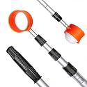 SPEENSUN Golf Ball Retriever, Max 6/9/12/14.5/15Ft Lightweight Portable Stainless/Aluminum Alloy Telescopic Golf Ball Grabber for Water, Bushes and Grass, Golf Accessories Gifts for Men Women